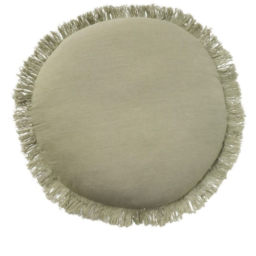 Mina Victory -  Sofia Solid 20"x20" Round Indoor Thro Green